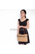 shopping handbags ethnic design ata rattan women handmade 